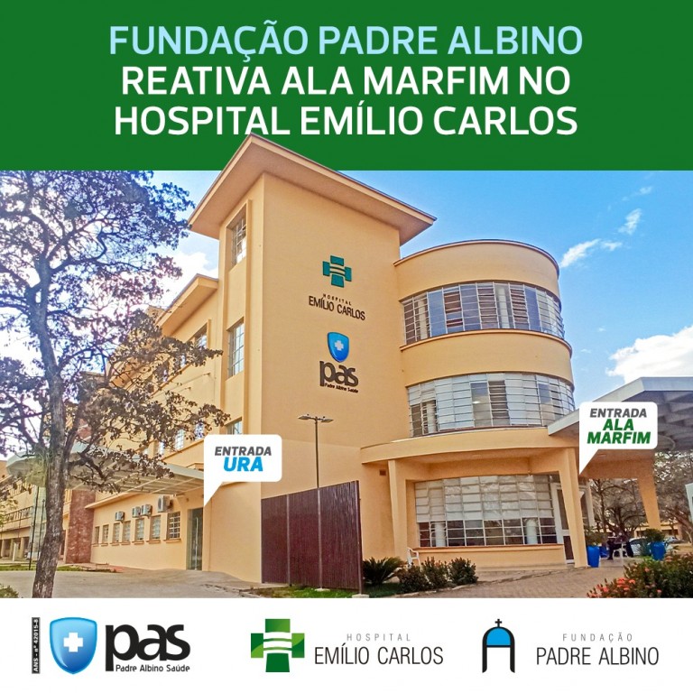 Fundação Padre Albino reativa Ala Marfim no Hospital Emílio Carlos