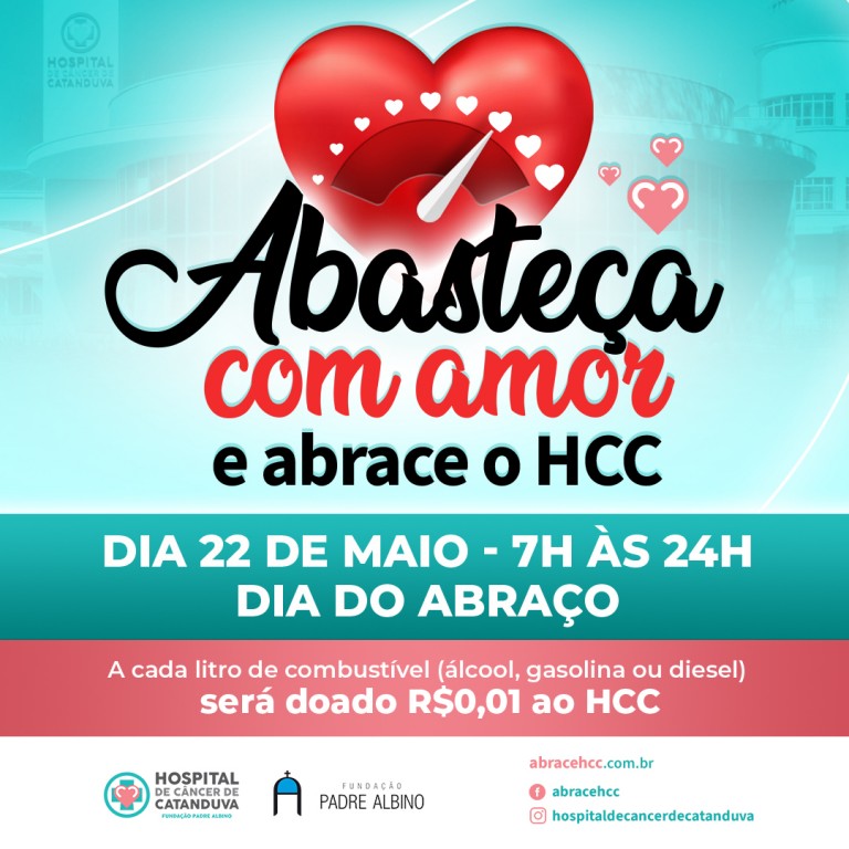 Abasteça com Amor: ação com postos de combustíveis destina recursos para o HCC 