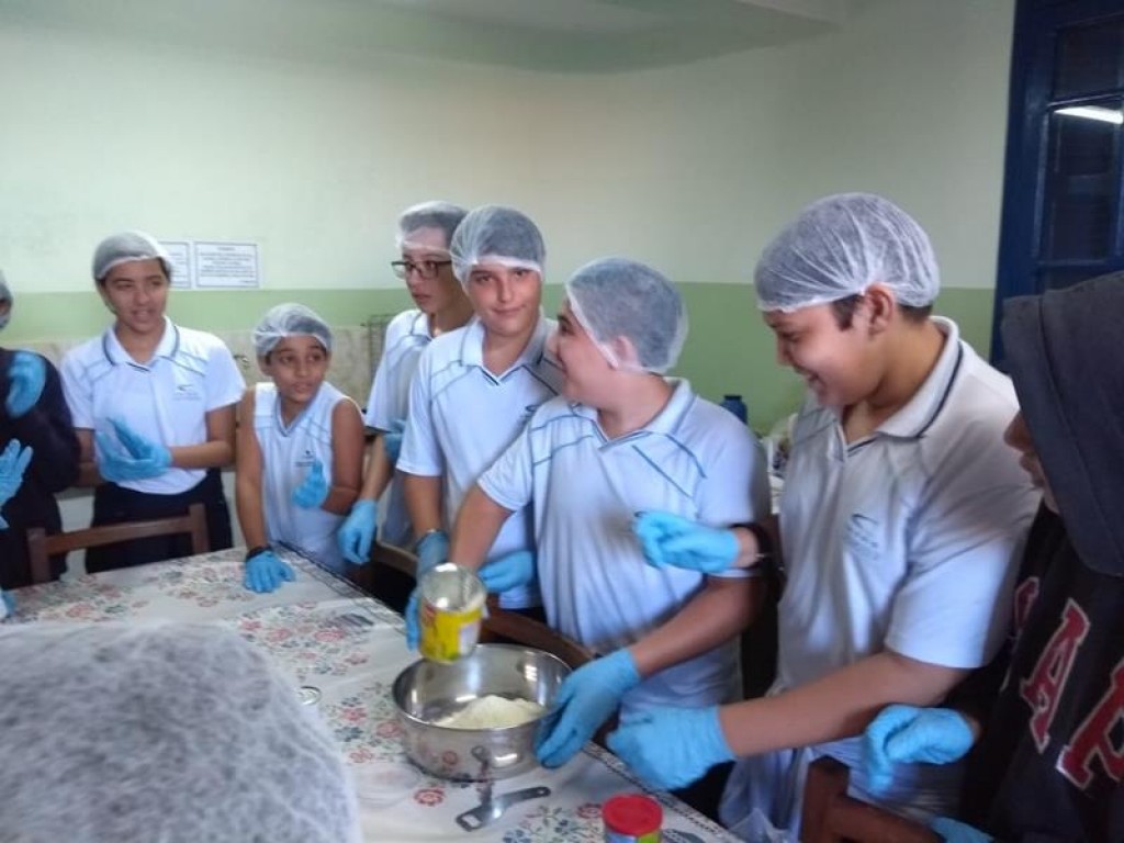 Alunos do 7º ano tiveram cooking class 