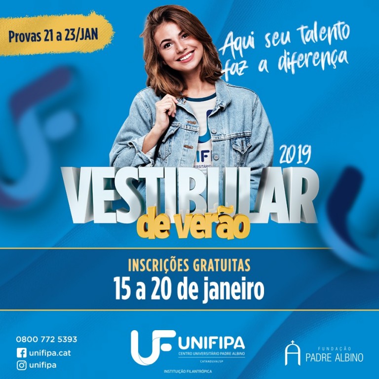 UNIFIPA realiza Vestibular Unificado de Verão