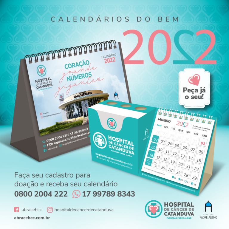 Calendário 2022 do HCC