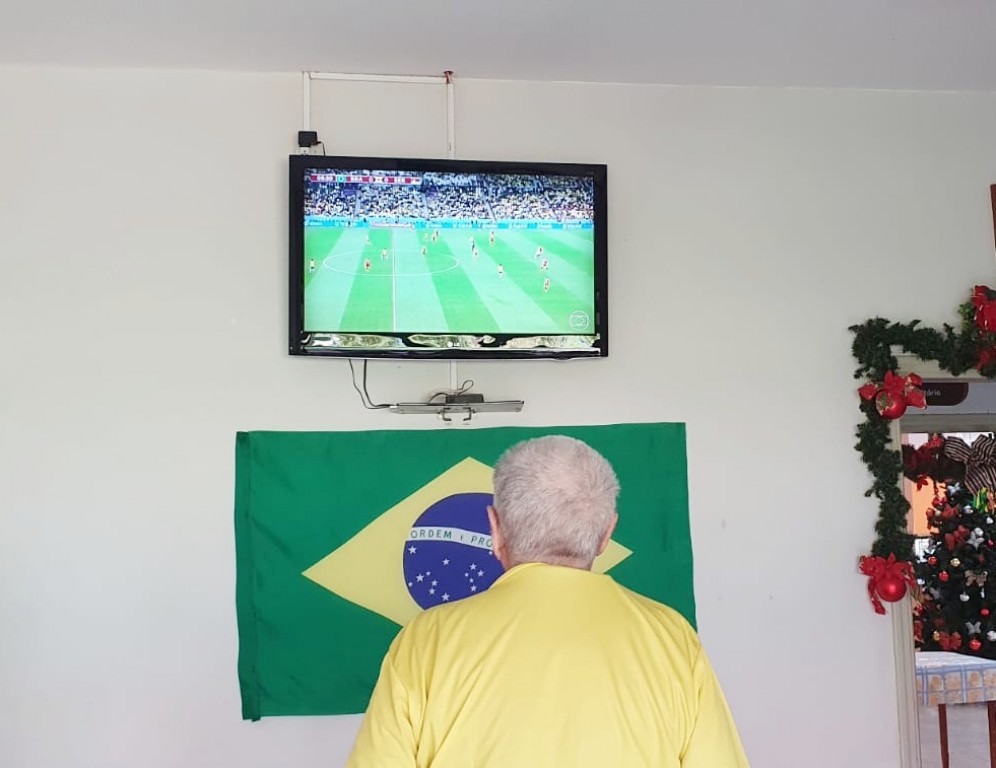 Copa do Mundo: Idosos do Recanto Monsenhor Albino na torcida pelo Brasil