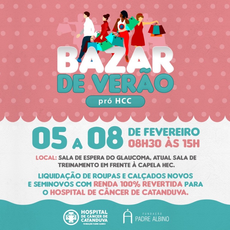 FPA realiza Bazar de Verão pró HCC