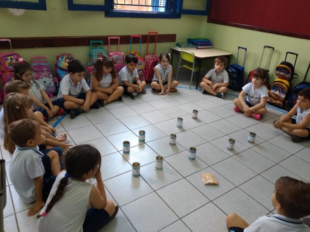 Pré I e II da Educação Infantil do Colégio Catanduva aprendem matemática brincando