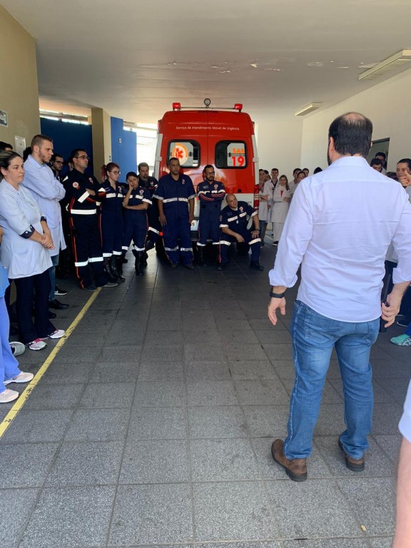 PS e SAMU recebem treinamento de manejo para o COVID-19