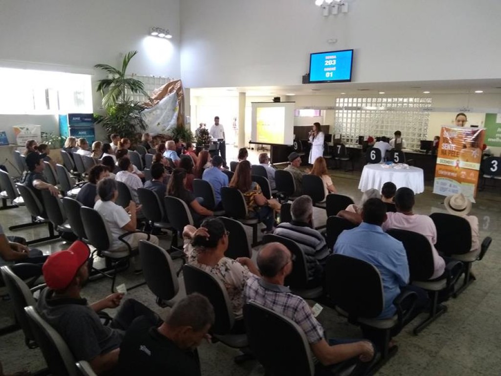 AME promove palestra sobre câncer de pele