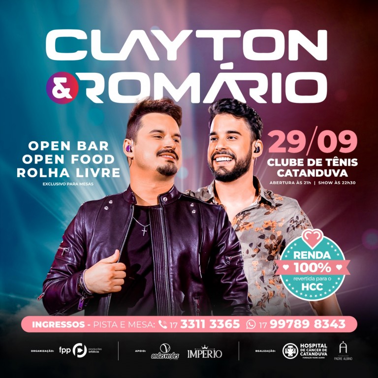 Show do Bem: Clayton & Romário em Catanduva 