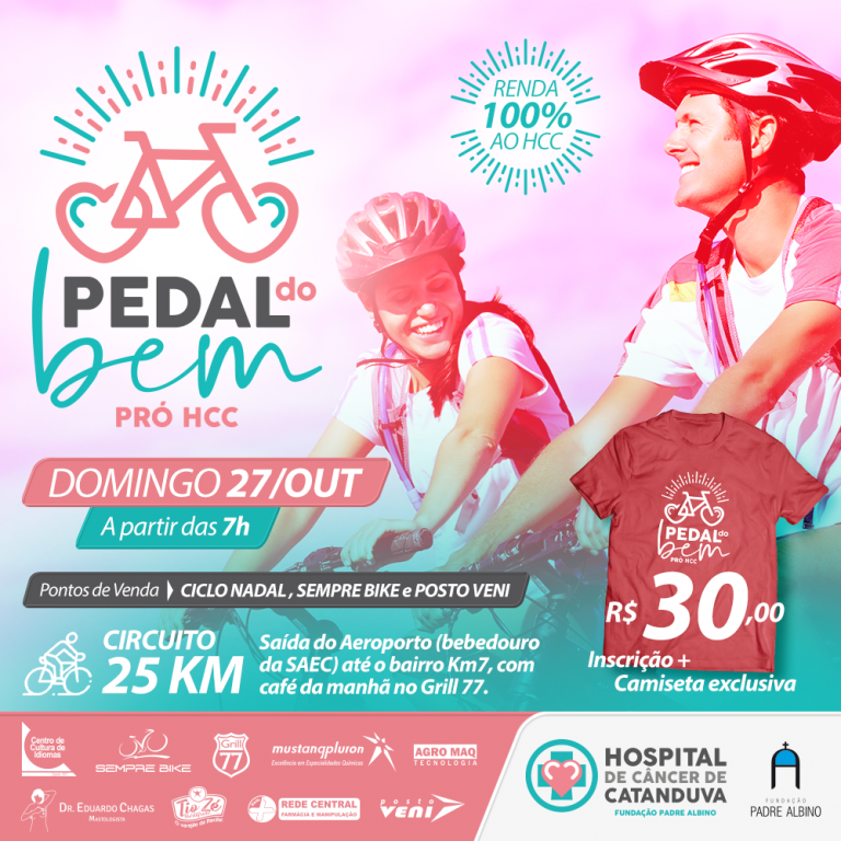 Pedal do Bem acontece em outubro