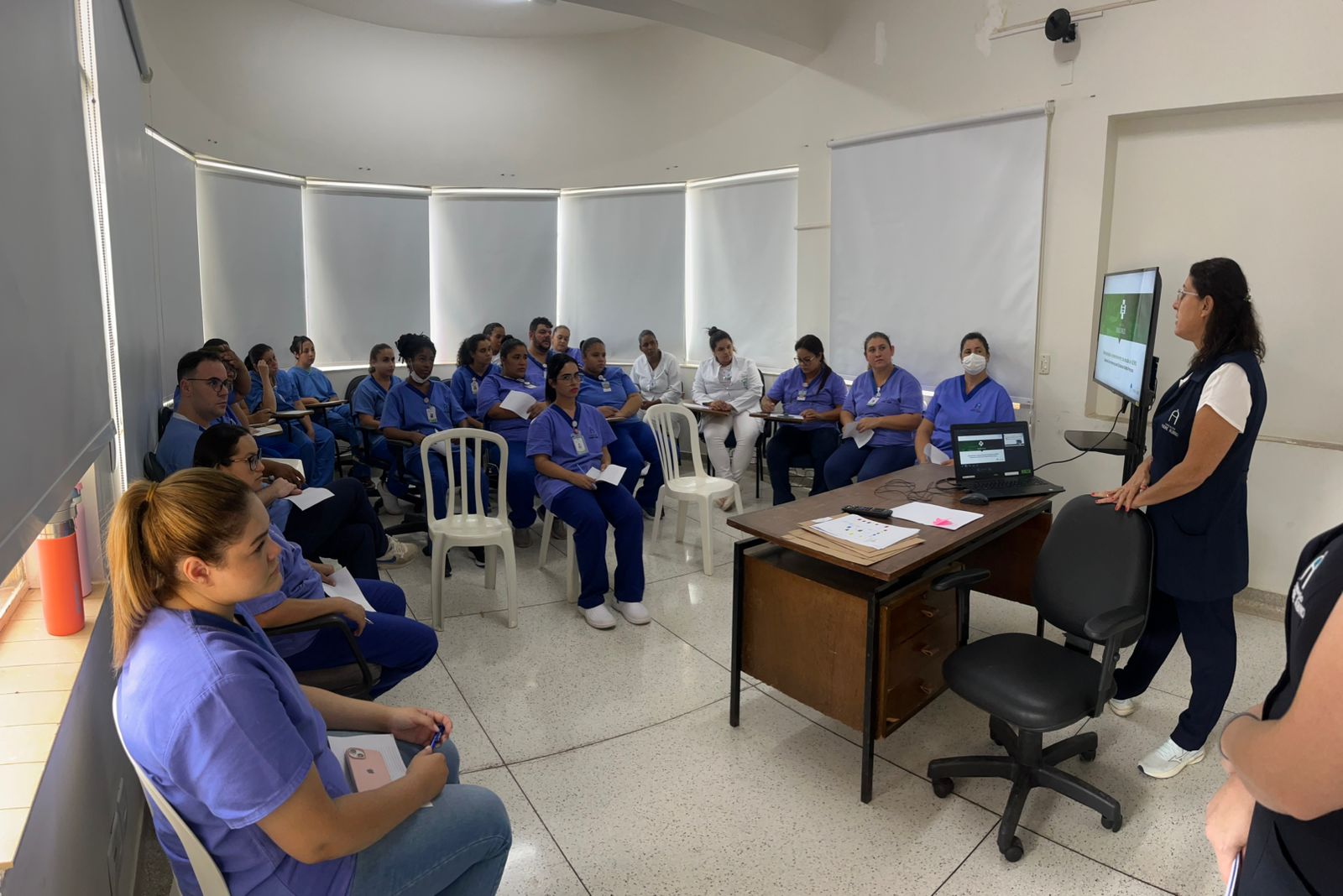 Equipes de Enfermagem do HEC participam de capacitação sobre deterioração clínica dos pacientes