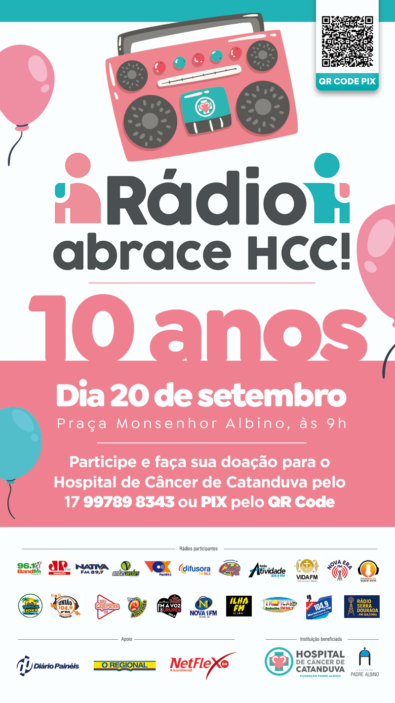 Rádio Abrace HCC completa 10 anos e mobiliza 21 rádios