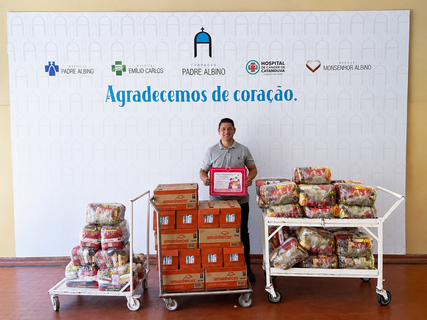 Cabral Automóveis transforma vendas em doações e entrega ao HCC