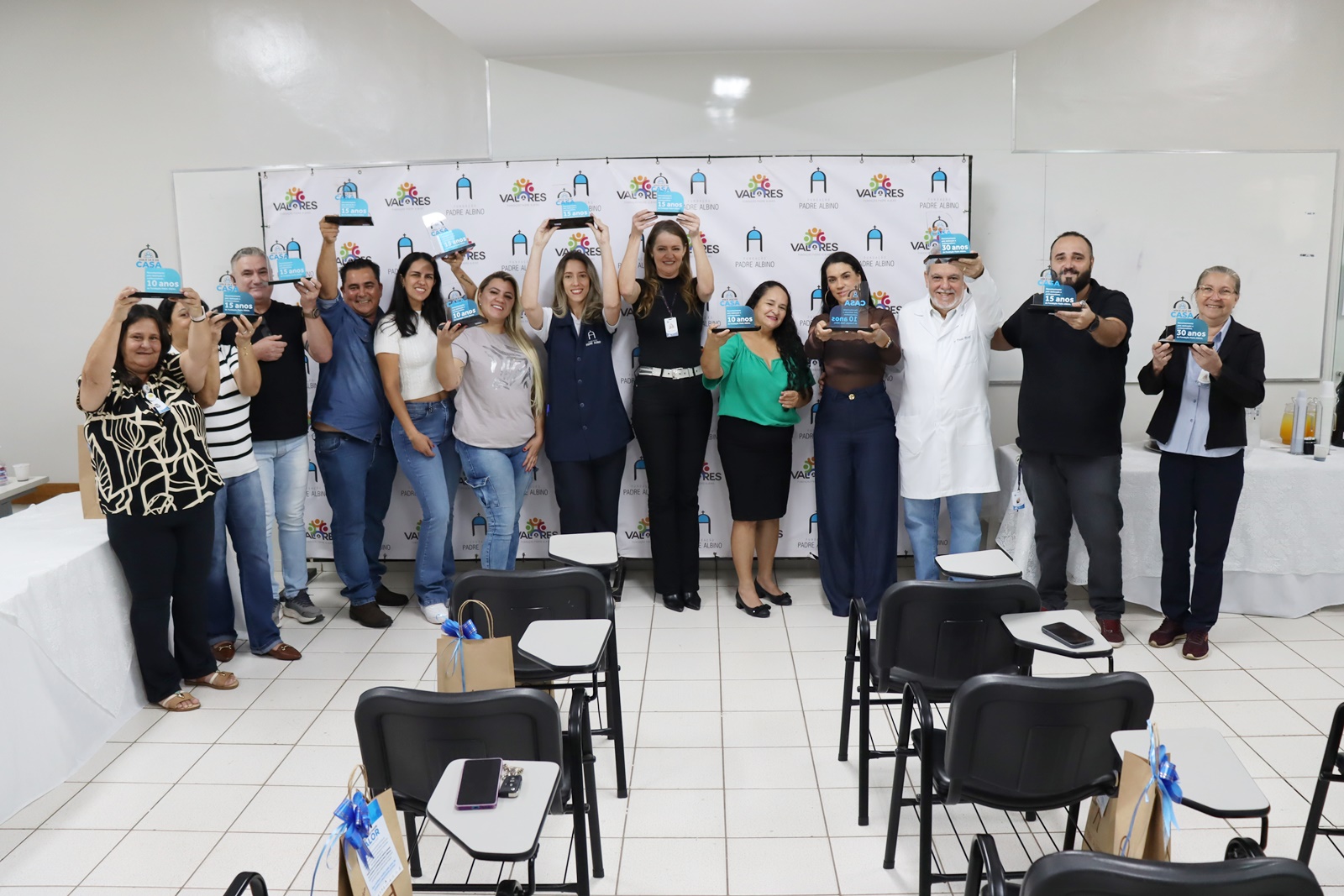 Aniversário por tempo de empresa da FPA homenageia colaboradores registrados em setembro
