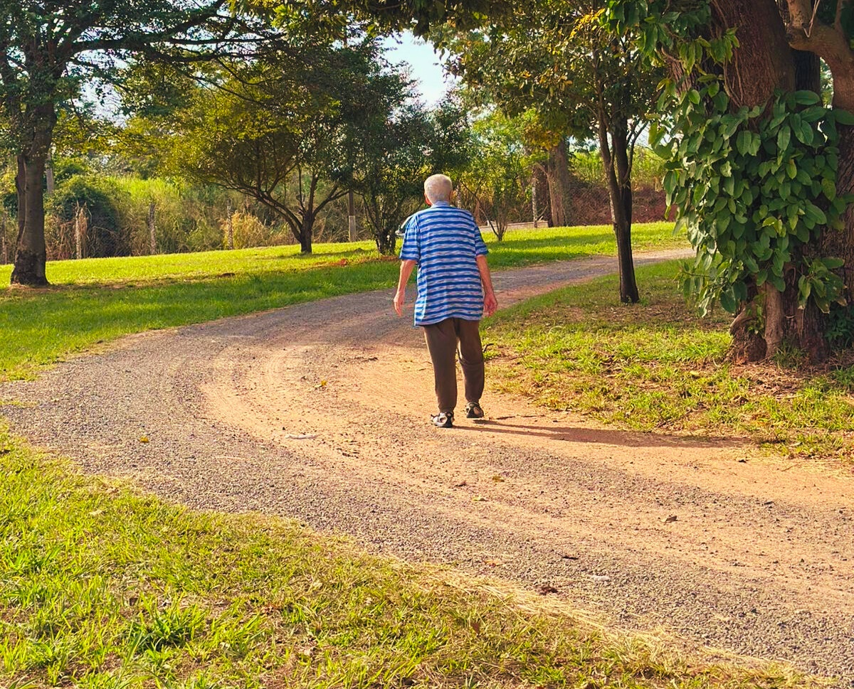 Caminhadas e contemplação trazem bem-estar para a terceira idade no Recanto Monsenhor Albino