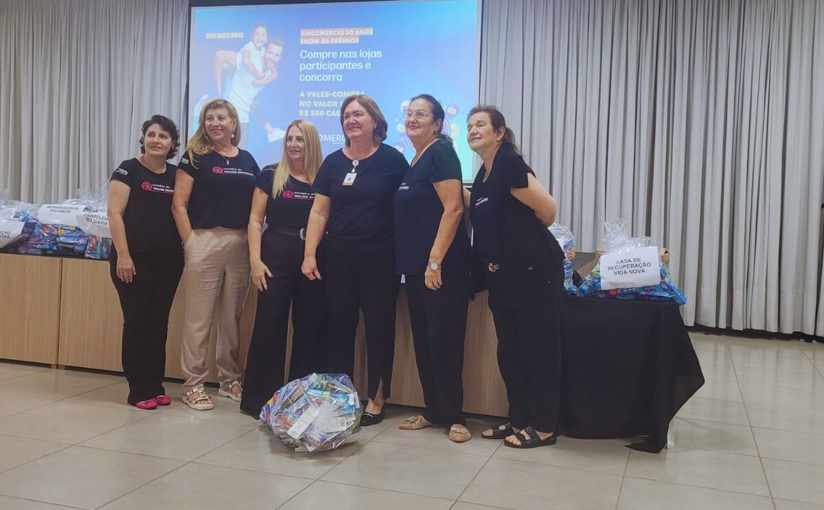 Recanto recebe kits da ‘Entrega Solidária’ em evento no Sincomercio