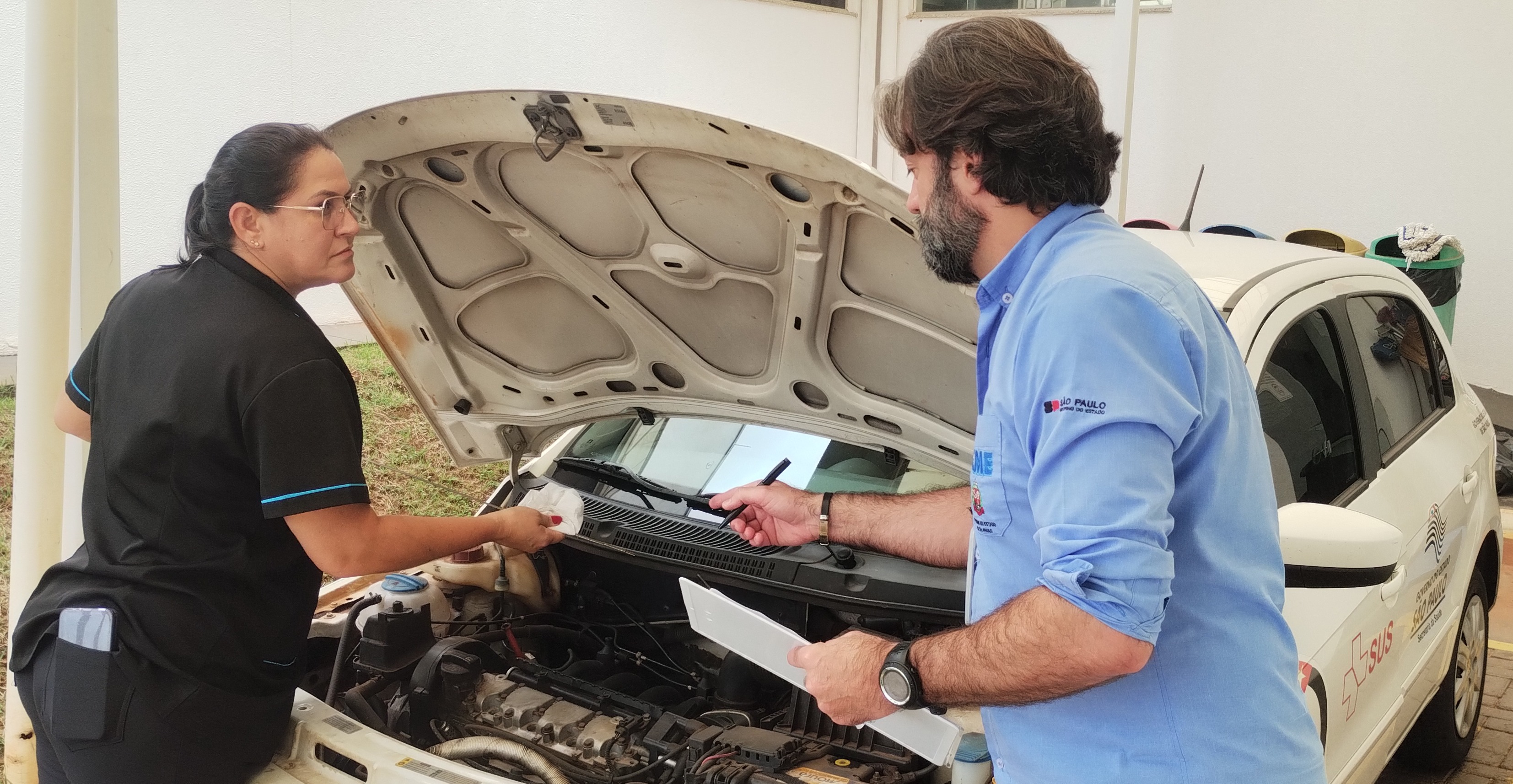Motoristas do AME Catanduva participam de treinamento sobre direção segura