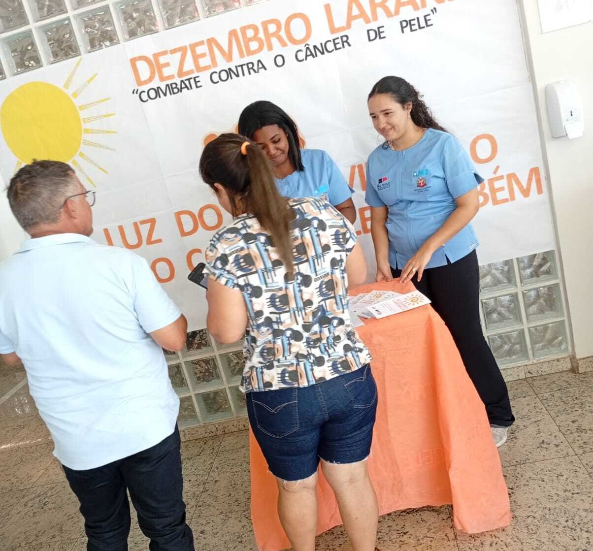 AME promove ação do Dezembro Laranja para conscientização sobre o câncer de pele