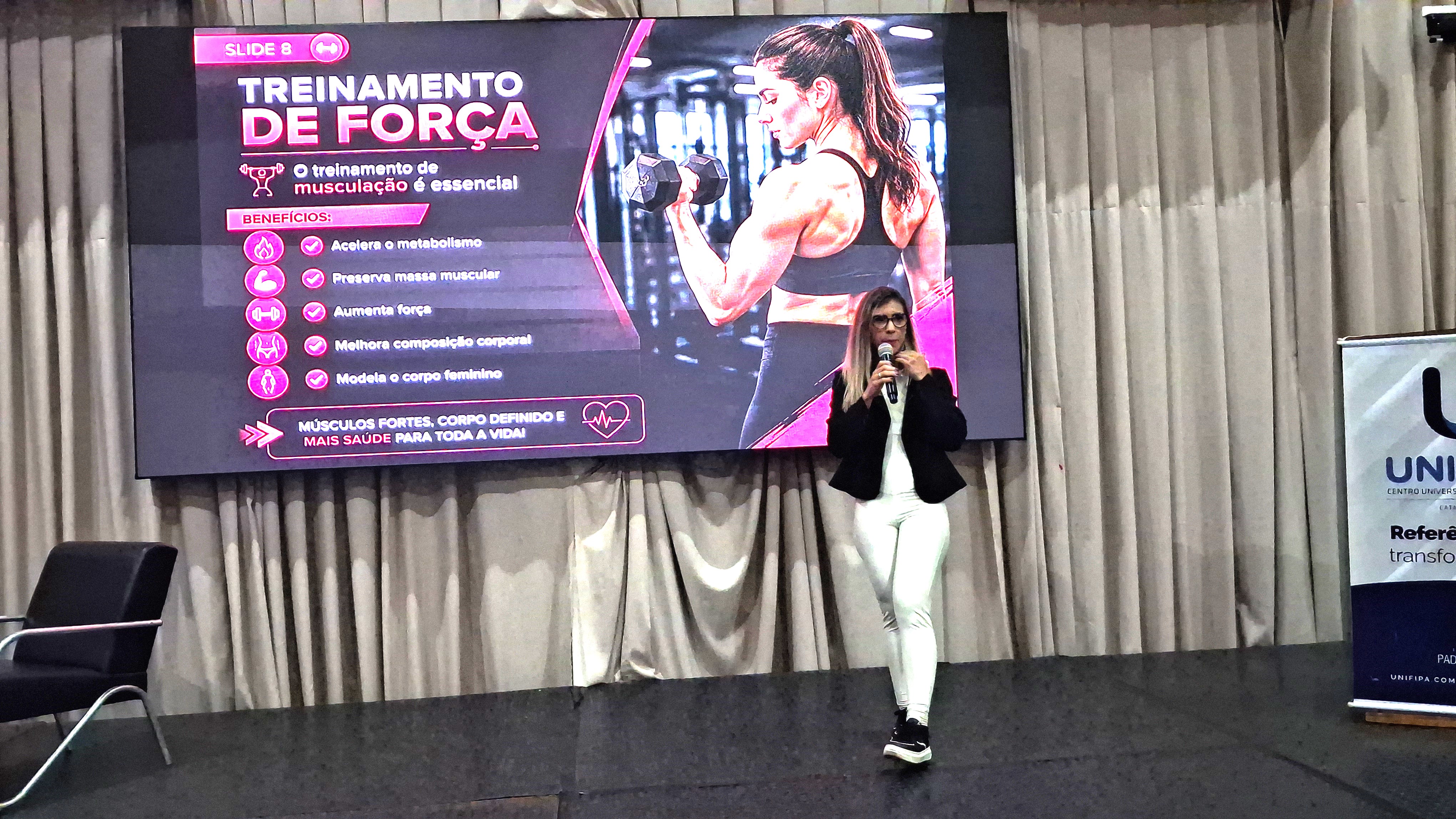 Emagrecimento feminino é tema de palestra na Semana da Educação Física da UNIFIPA