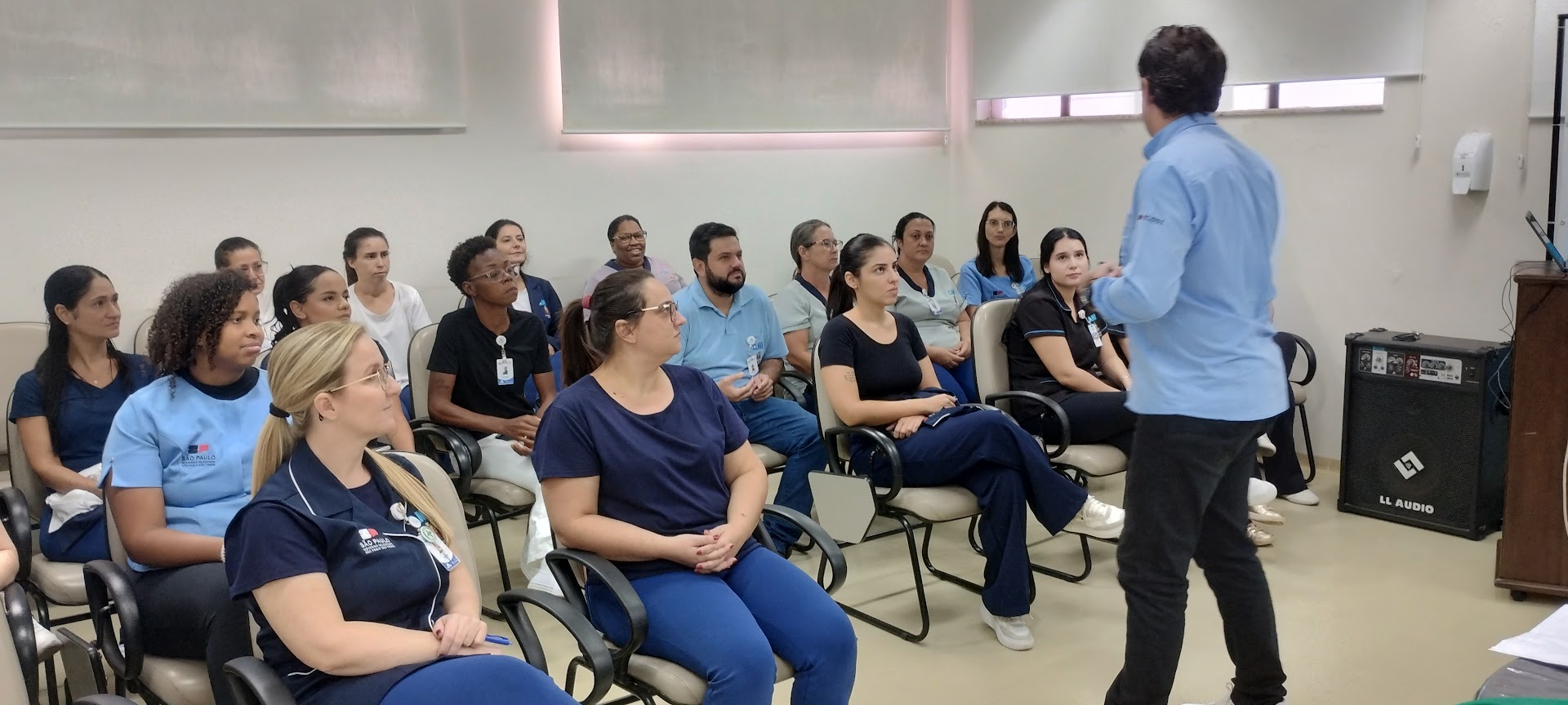 Treinamento reforça práticas de biossegurança no AME