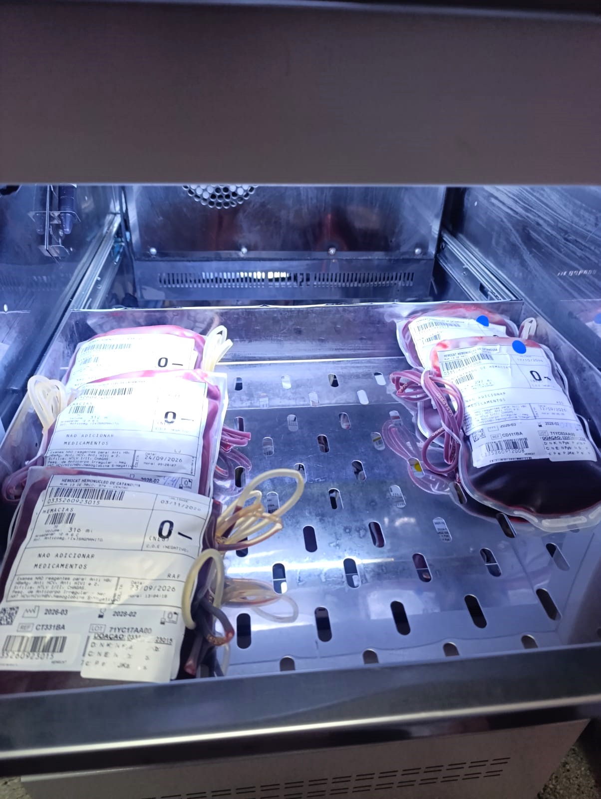 FPA alerta para estoque crítico de bolsas de sangue em suas unidades hospitalares