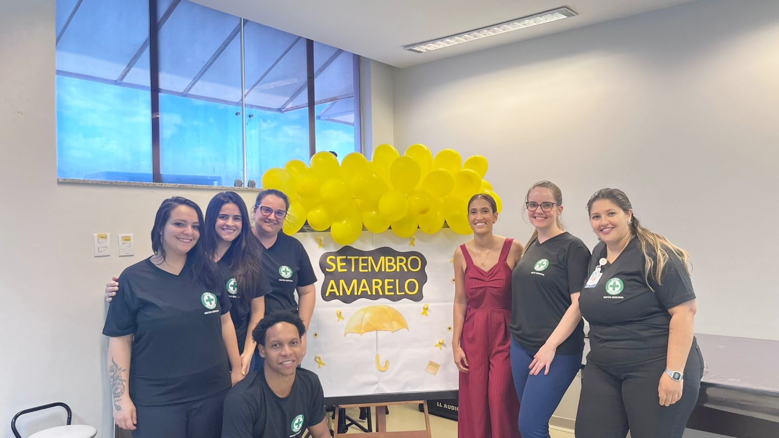 AME faz ação do Setembro Amarelo com colaboradores