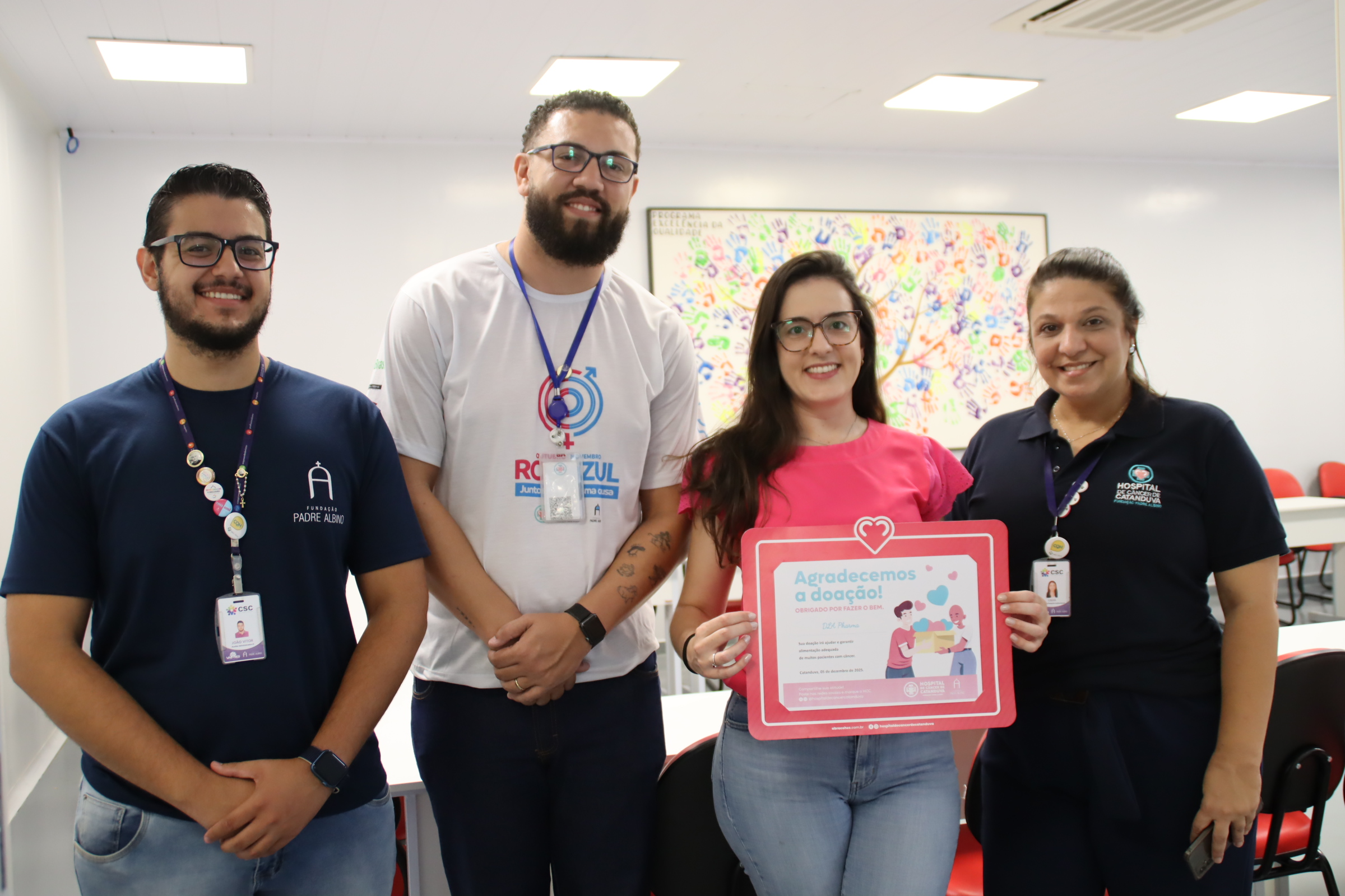 DLA Pharma doa mais de 59 kg de alimentos ao HCC