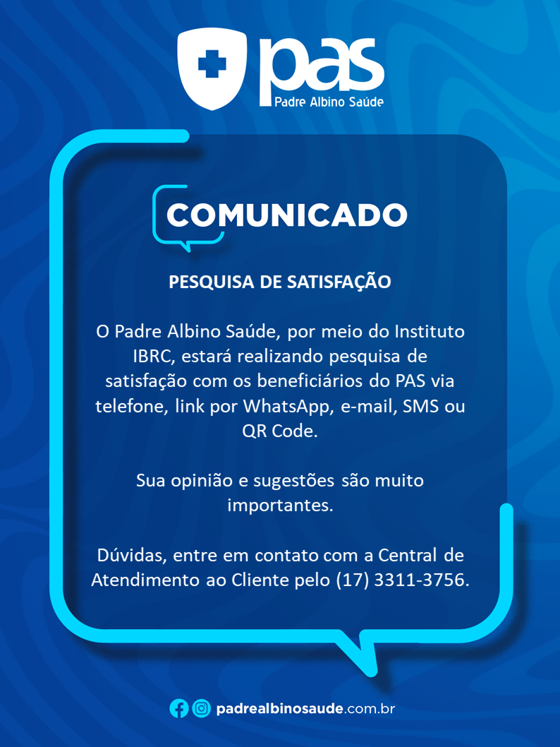 PESQUISA DE SATISFAÇÃO