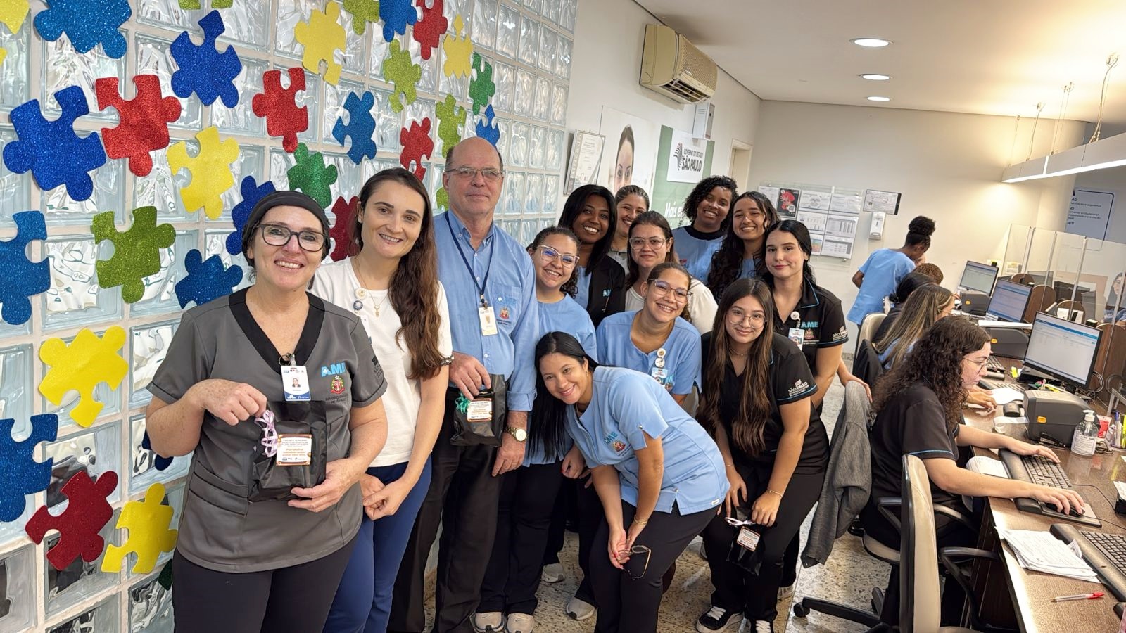 Profissionais do AME Catanduva são valorizados com retorno do Projeto Tijolinho