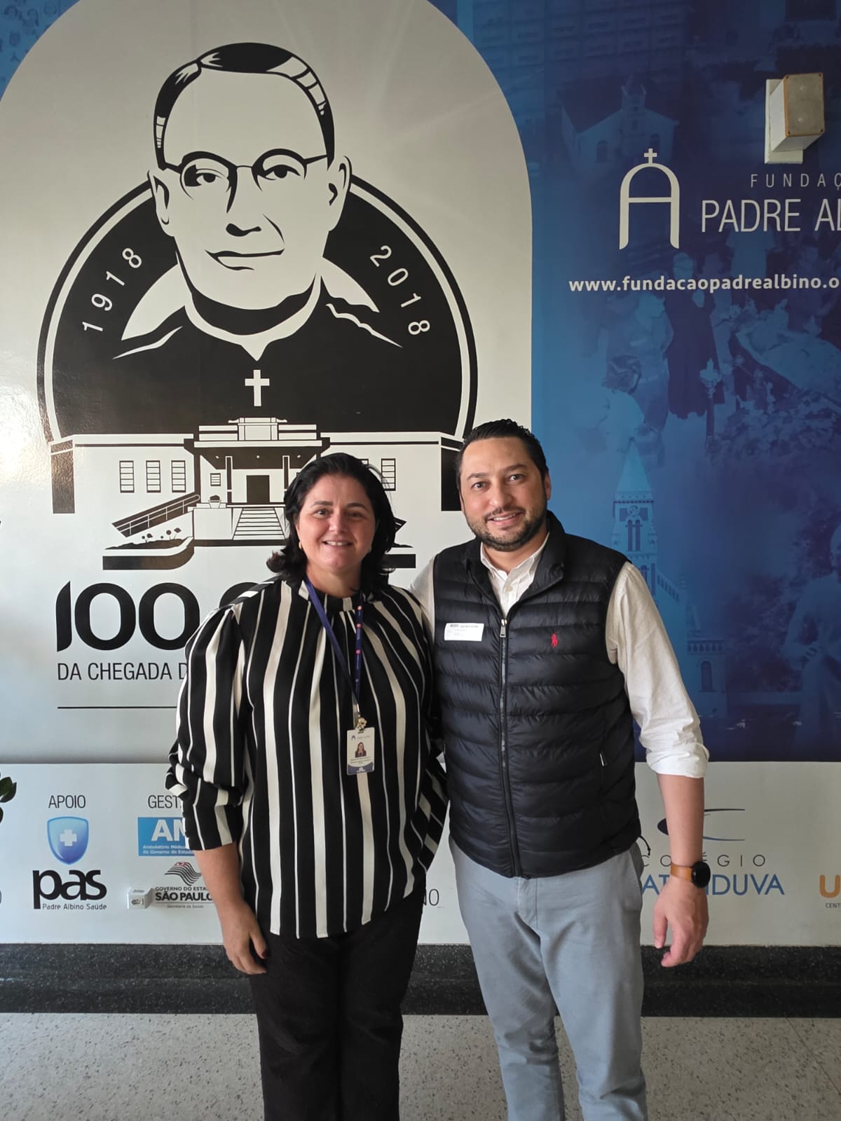 Marco Vinholi, do Sebrae-SP, visita a Fundação Padre Albino
