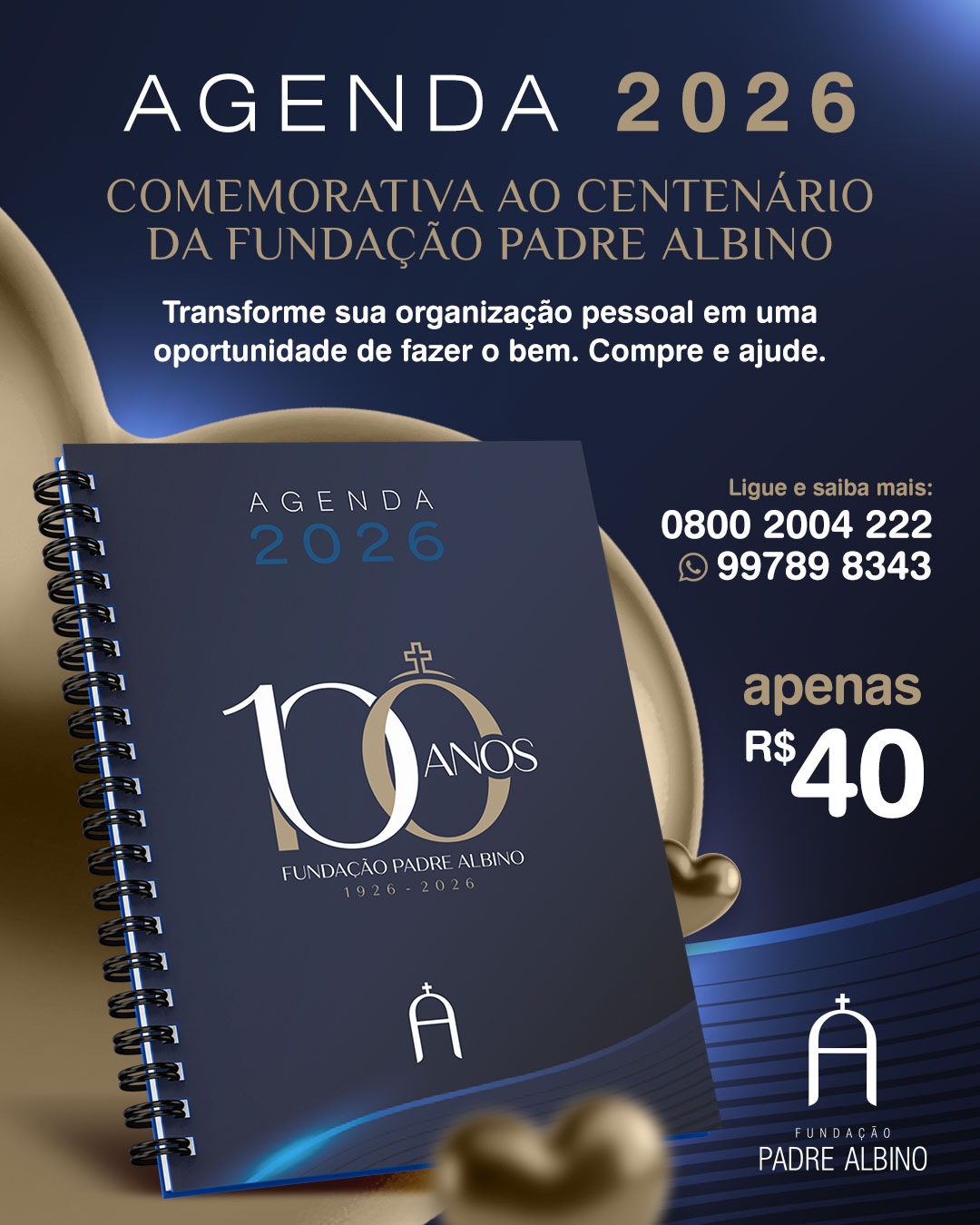 FPA lança agenda 2026 comemorativa ao seu centenário