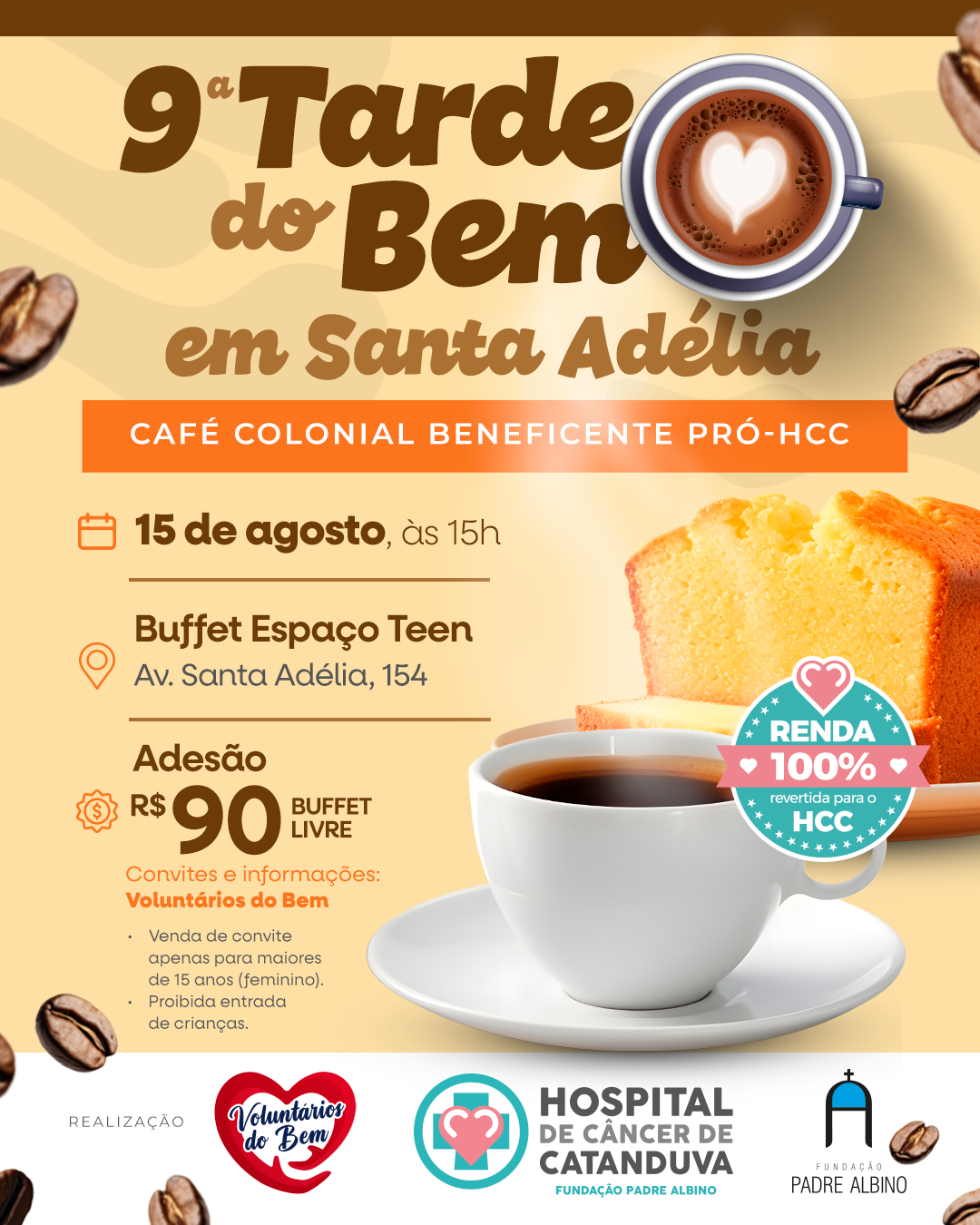 9º Tarde do Bem de Santa Adélia acontece em agosto