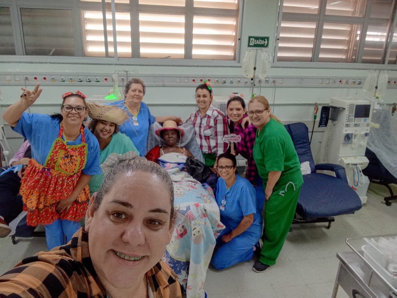Festa Junina da Hemodiálise leva alegria e descontração aos pacientes do HPA