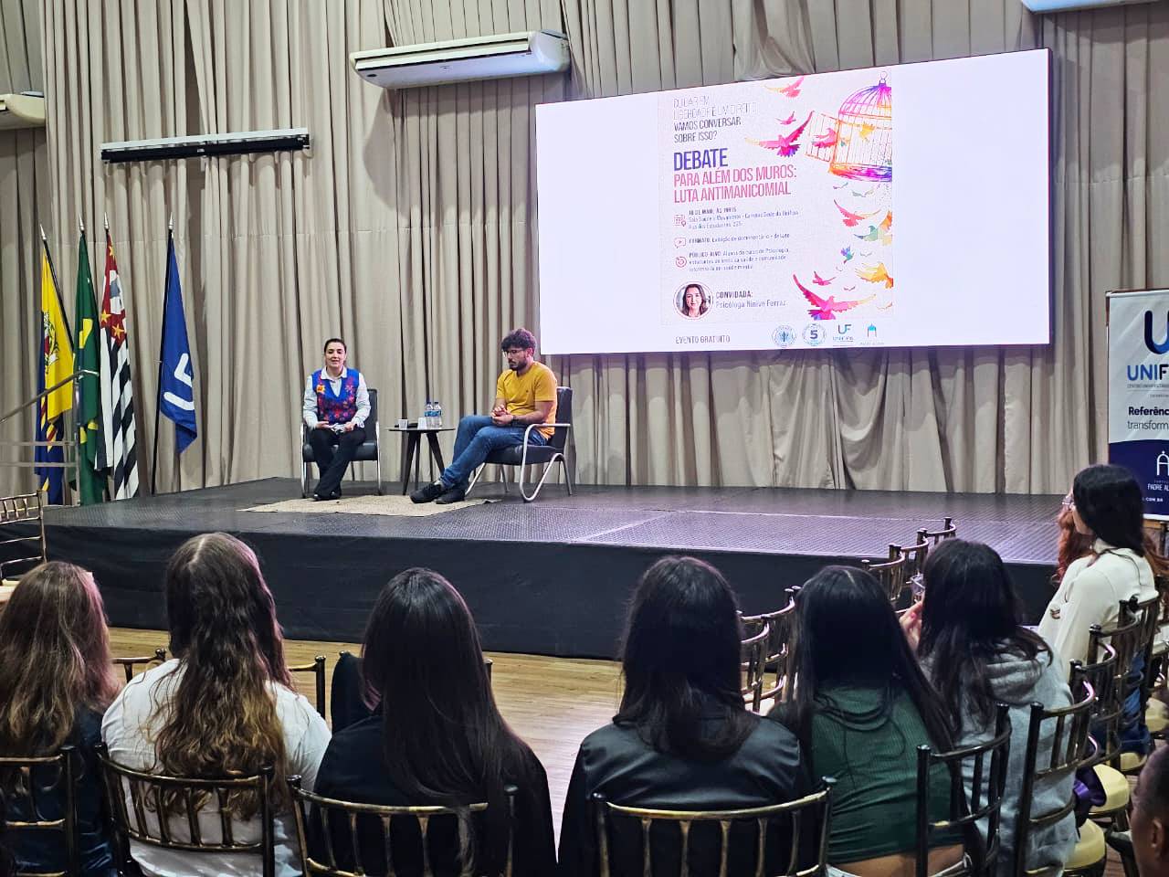 Psicologia UNIFIPA promove debate sobre luta antimanicomial e saúde mental