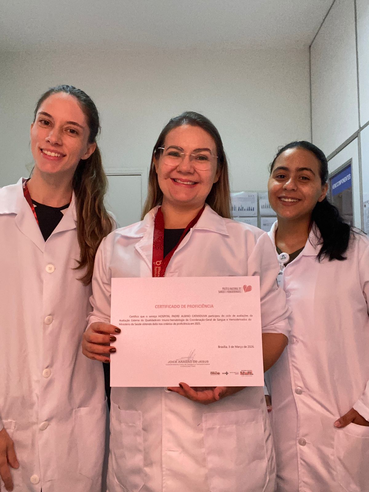 Agências transfusionais da FPA conquistam certificação nacional de qualidade