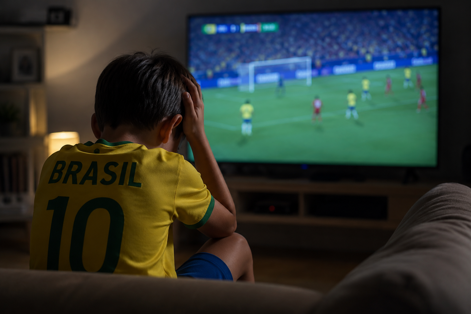 Eliminação da seleção brasileira pode despertar frustração em crianças; saiba como agir