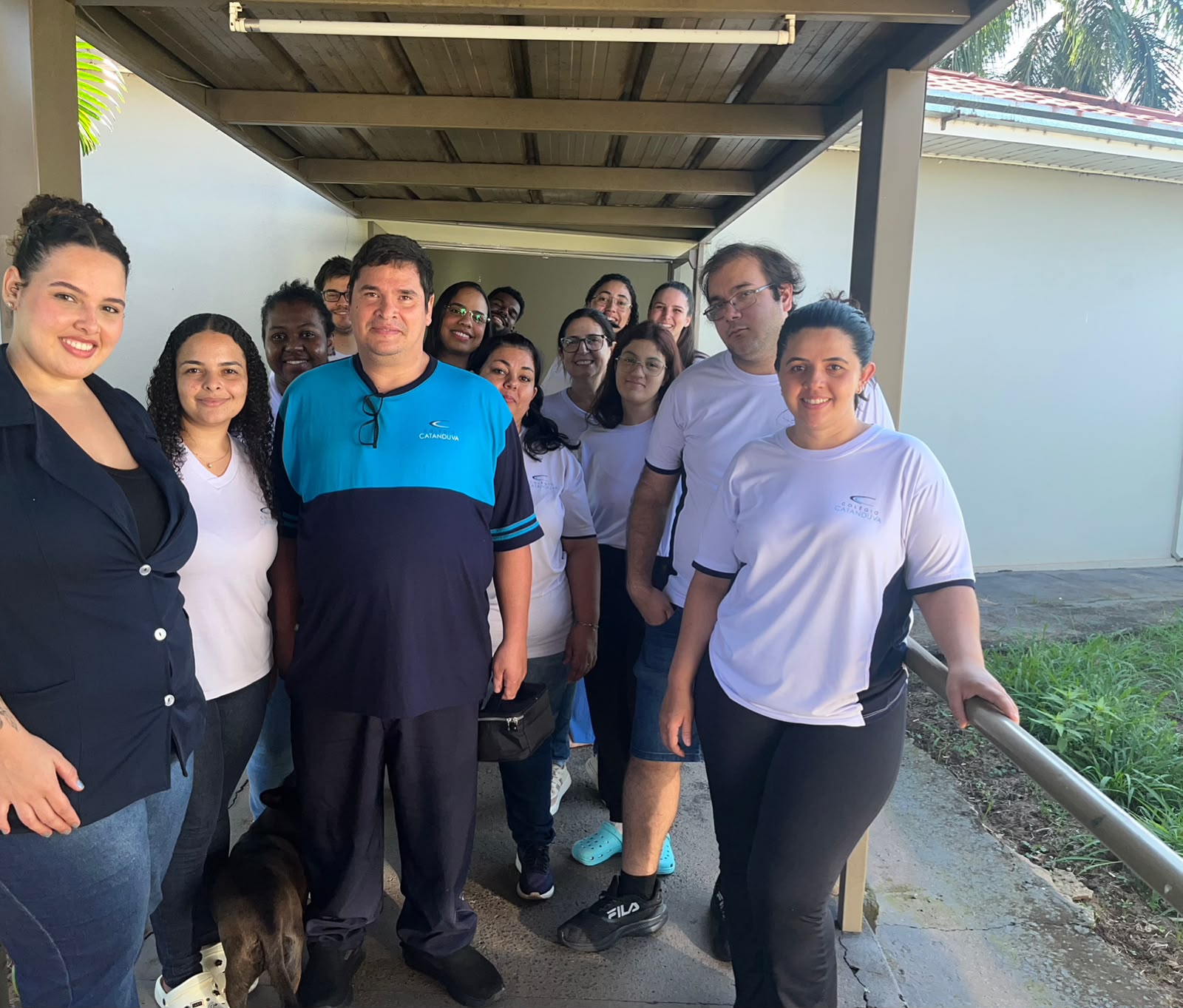 Técnico em Enfermagem do Colégio Catanduva visita o Recanto Monsenhor Albino