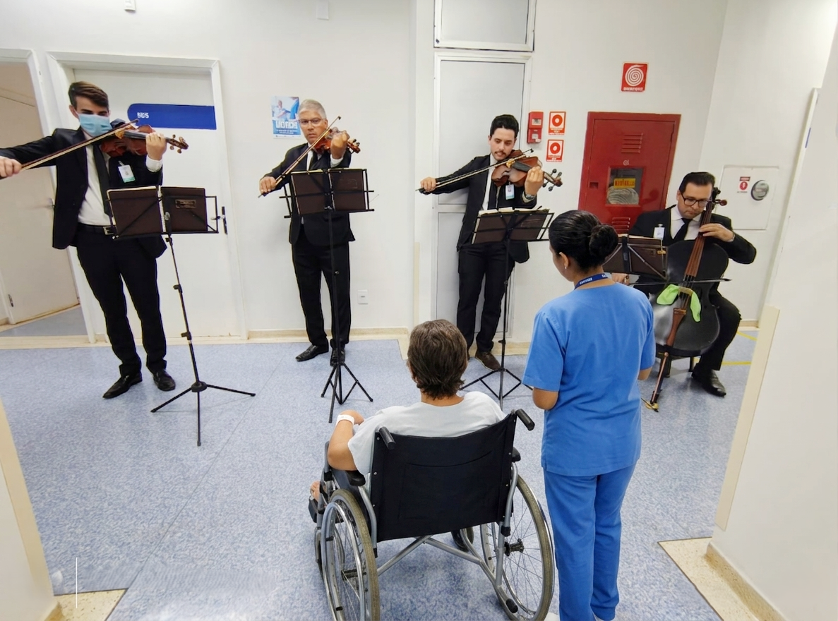 Música nos Hospitais chega no Hospital Padre Albino