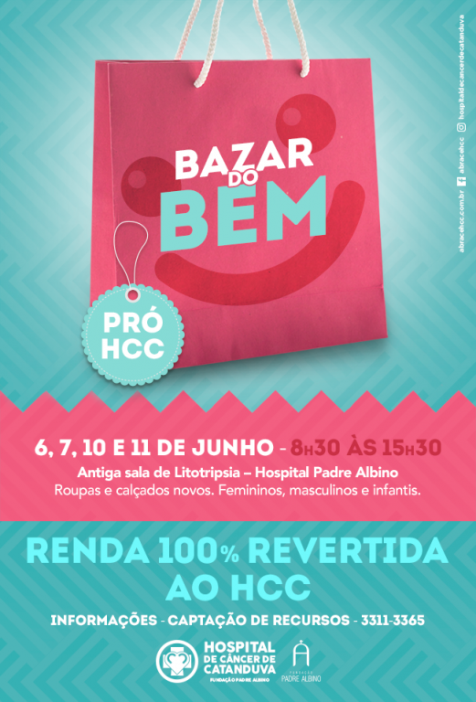 HCC divulga nova data do Bazar do Bem