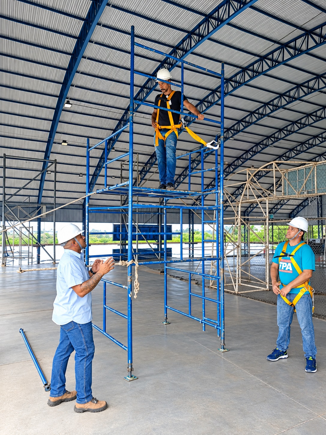 Colaboradores da FPA participam de treinamento sobre trabalho em altura