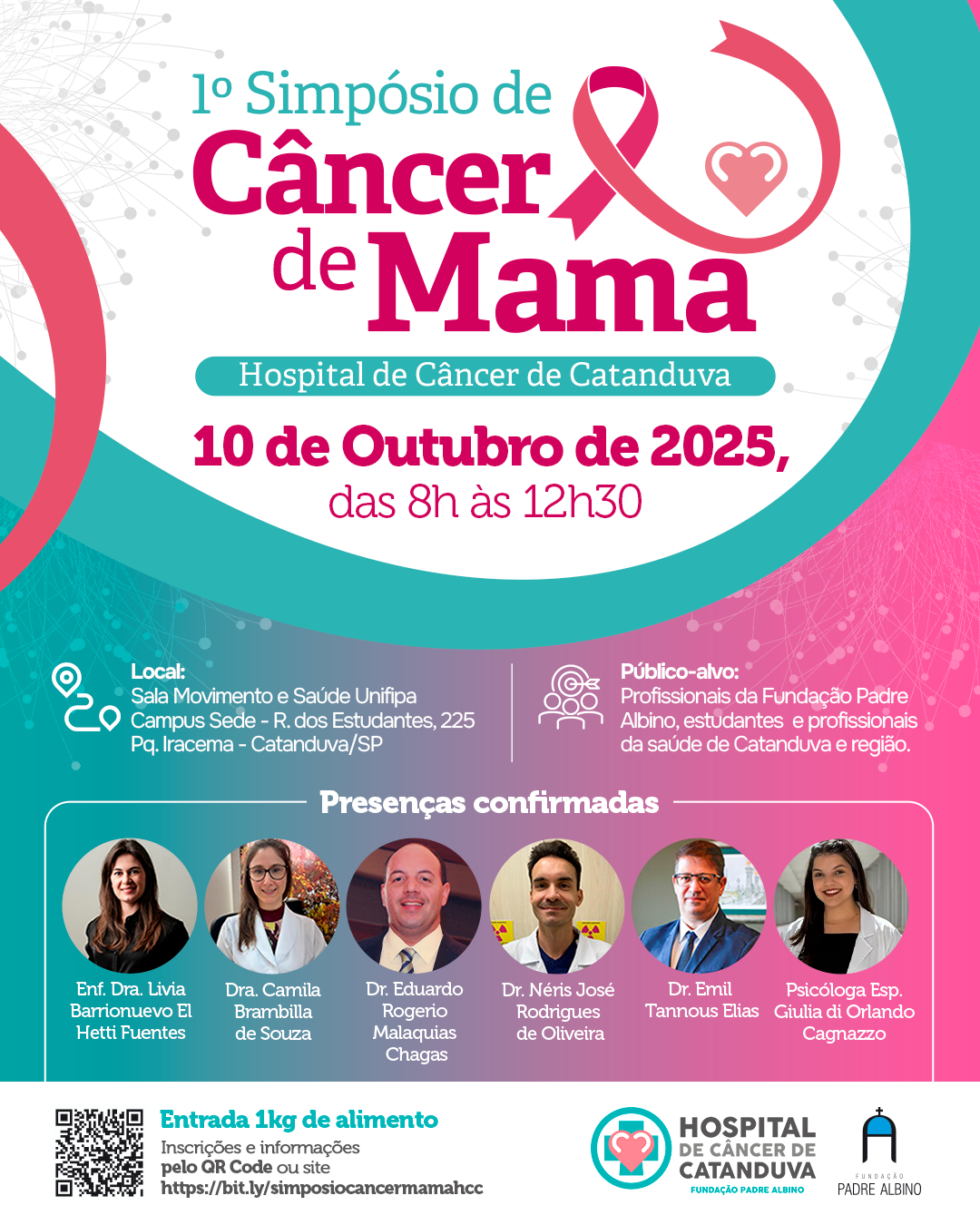 HCC promove I Simpósio de Câncer de Mama na próxima sexta