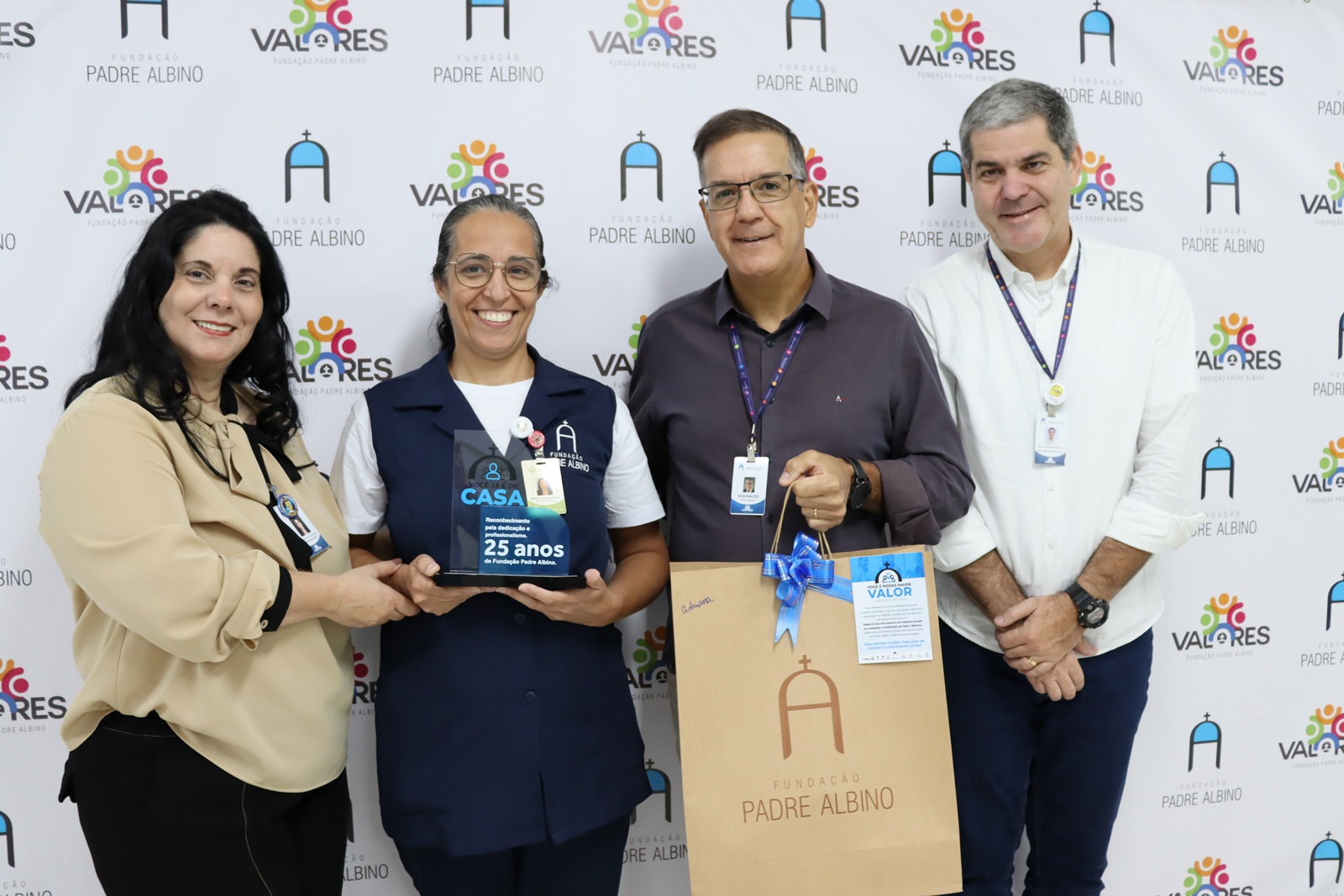 Gratidão foi a tônica na homenagem por tempo de empresa da FPA