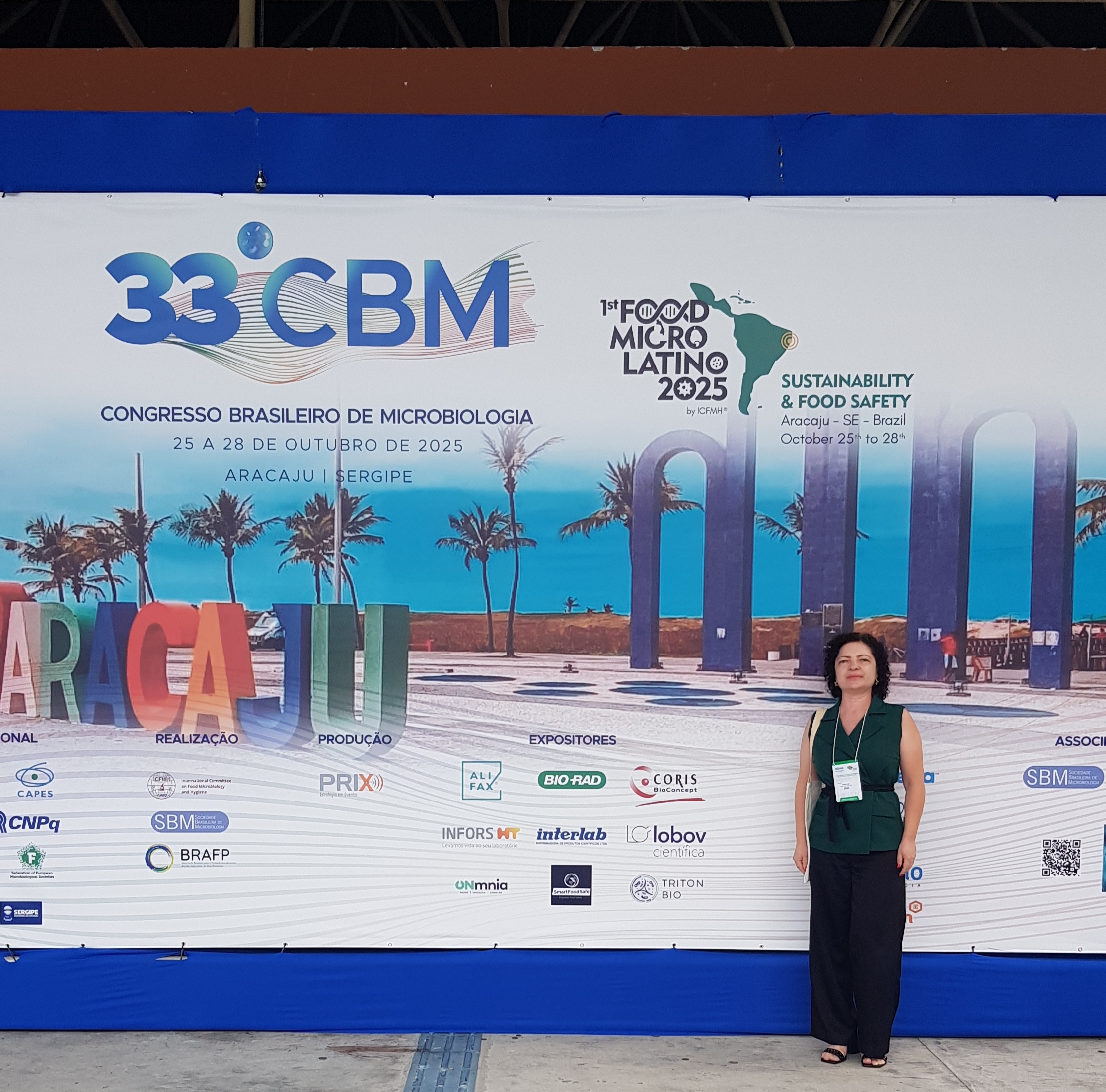 Docente da UNIFIPA participa do Congresso Brasileiro de Microbiologia em Aracaju
