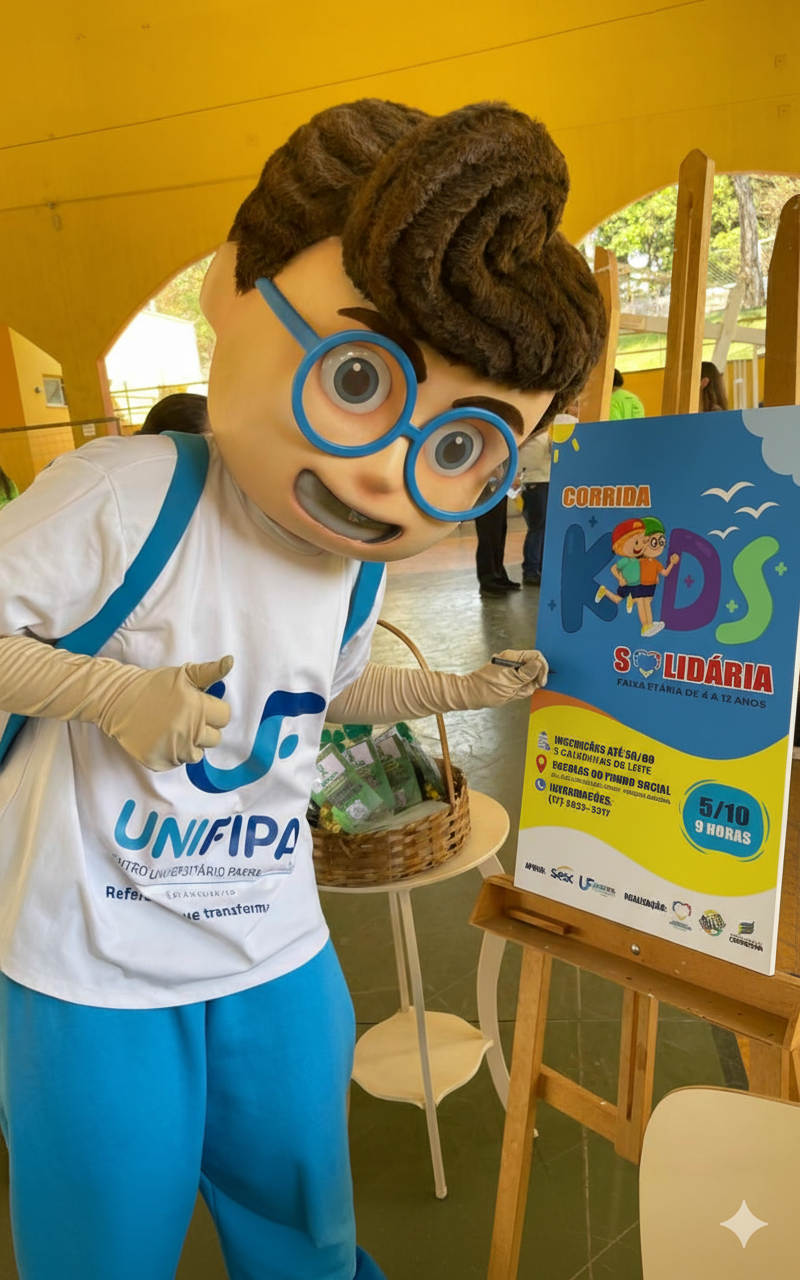 Unifipa estará na ‘Corrida Kids Solidária’ com atividades especiais