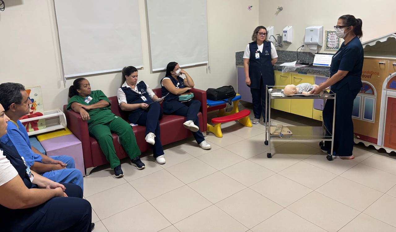 HPA promove treinamento sobre manejo de cateter