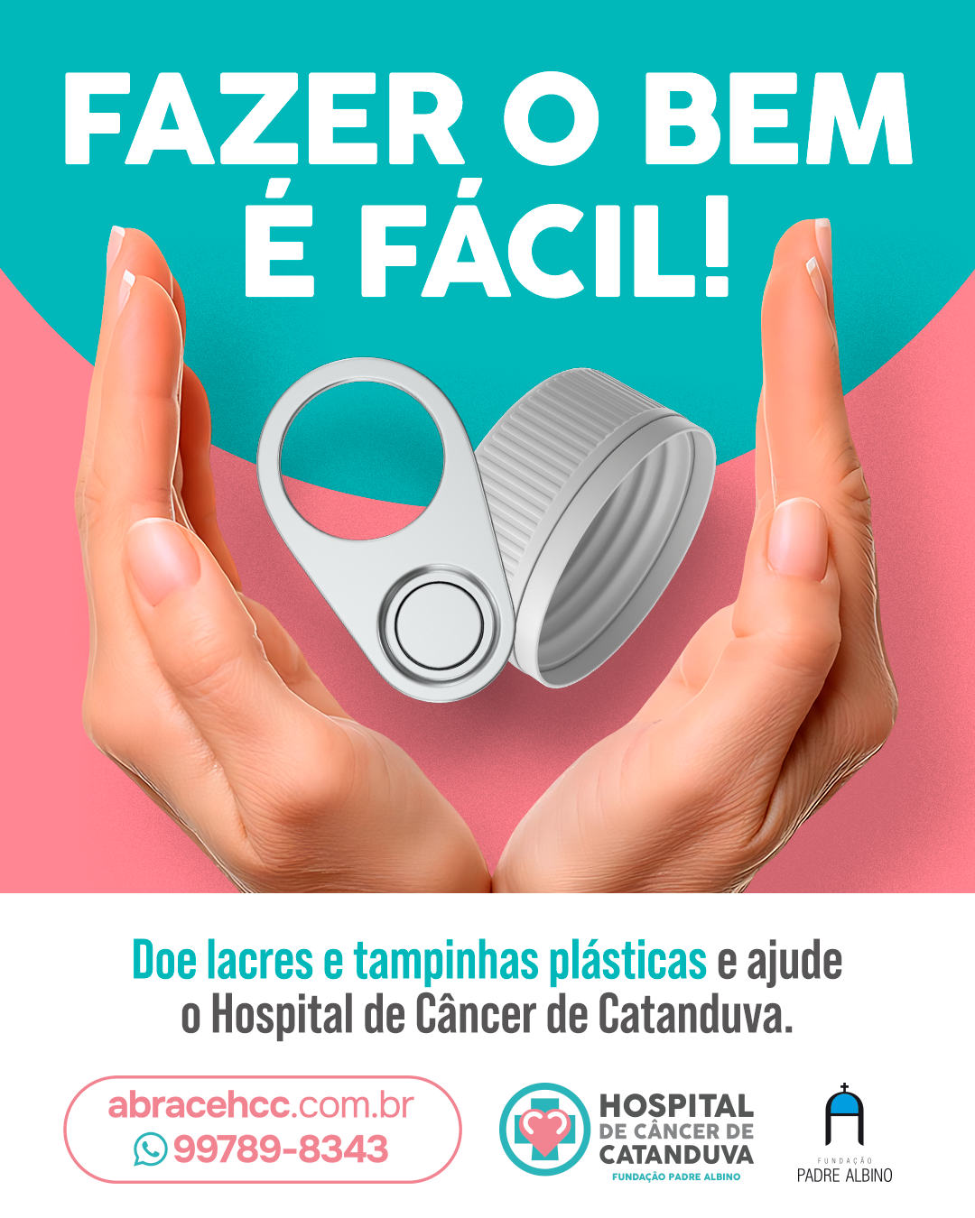 Campanha de lacres e tampinhas do HCC une solidariedade e cuidado com o meio ambiente