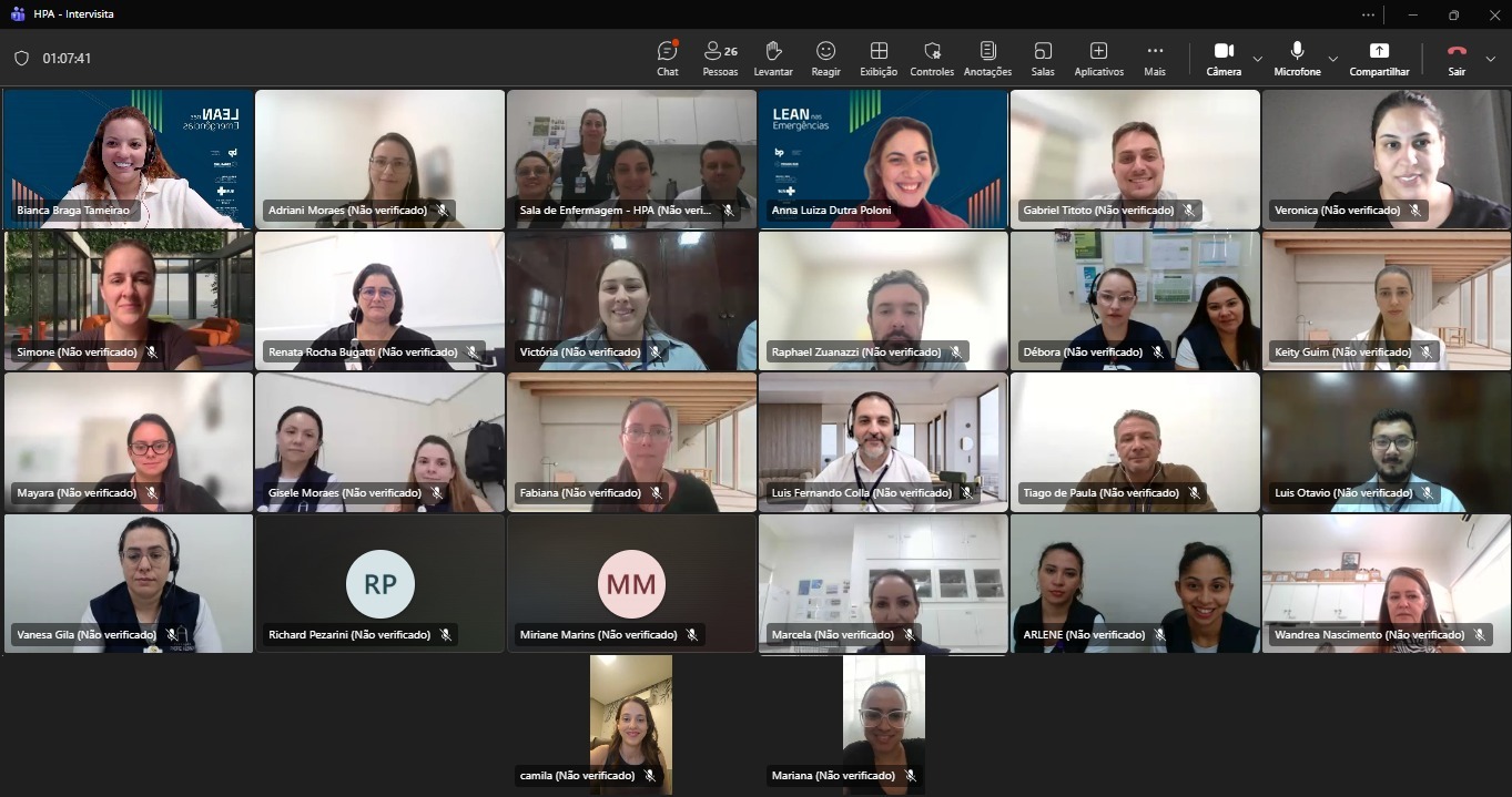 Hospital Padre Albino avança no Projeto Lean nas Emergências com intervisita online