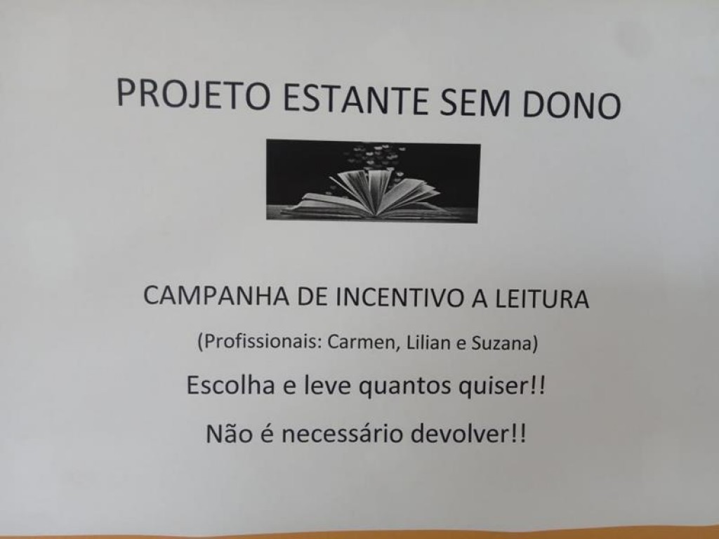 Recanto desenvolve projeto de incentivo à leitura