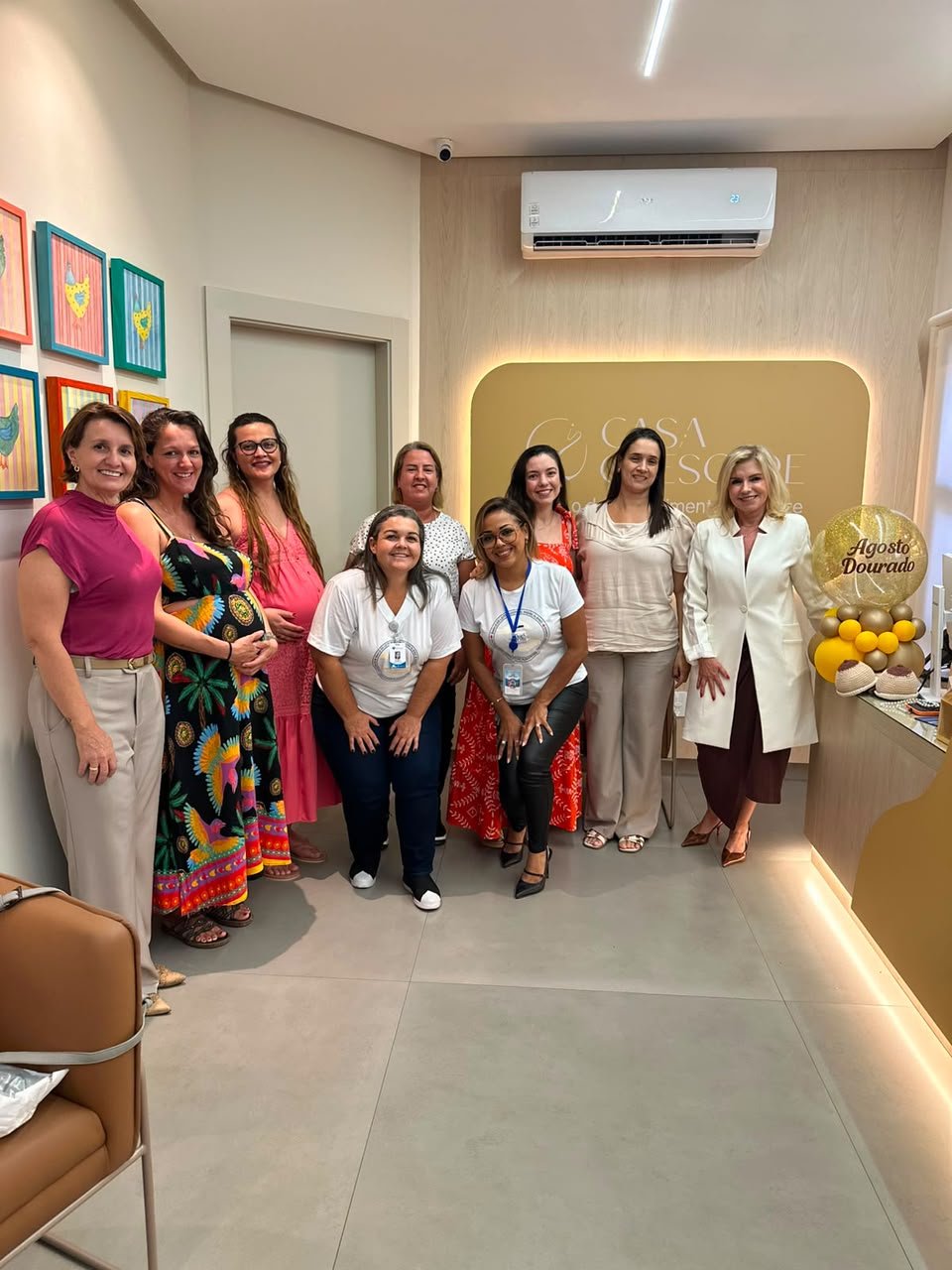 Banco de Leite Humano do HPA leva conscientização sobre doação de leite a gestantes e puérperas
