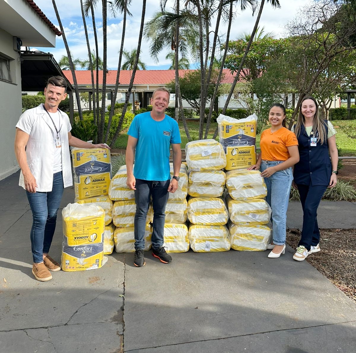 Doação expressiva beneficia pessoas idosas do Recanto Monsenhor Albino