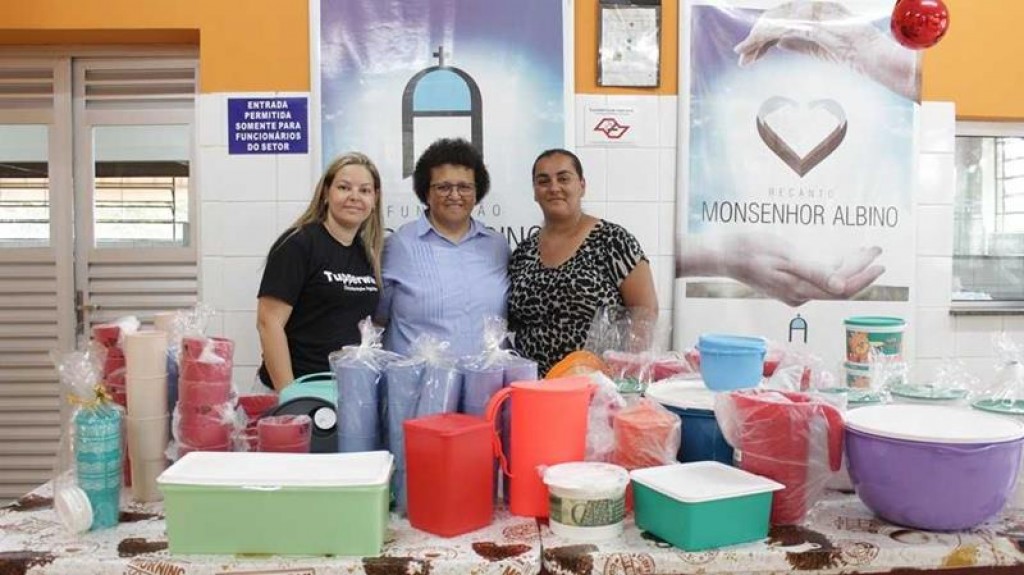 Tupperware doa utensílios para o Recanto Monsenhor Albino