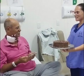 Projeto 'Feliz Aniversário' celebra a vida de pacientes internados no HPA e HEC